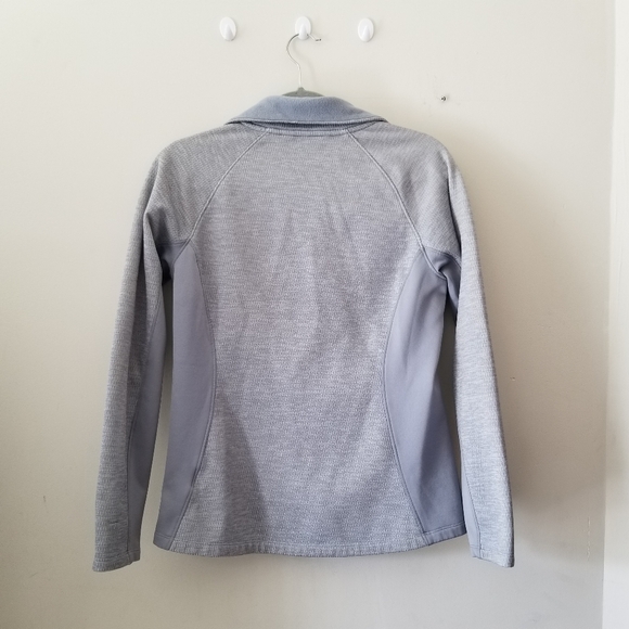 The North Face Momentum Fleece Full Zip Jacket Size Medium In Gray - Picture 3 of 11